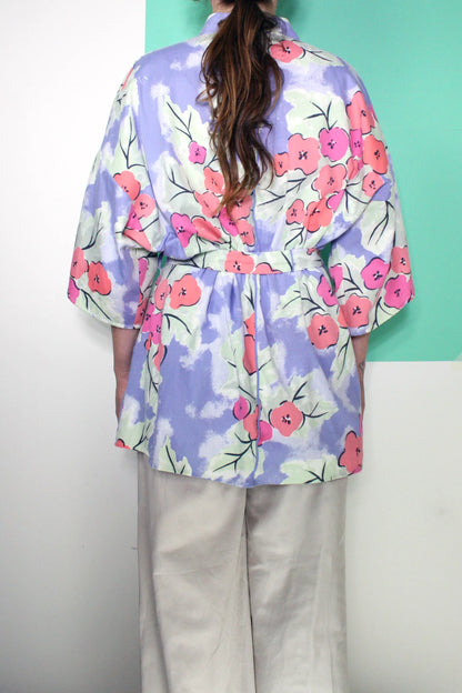 The Kimono - Pink Poppy